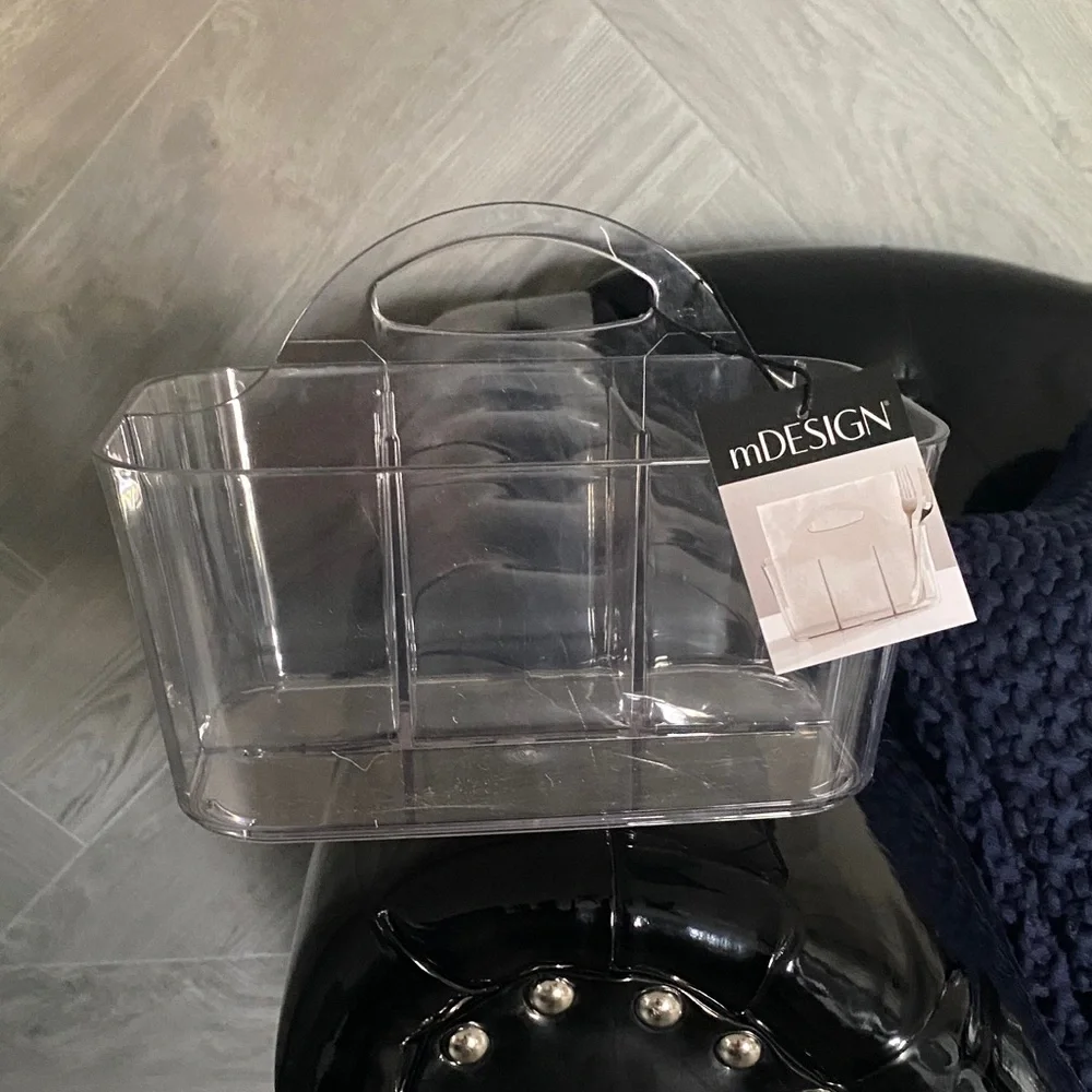 NWT mDesign Clear Storage Caddy